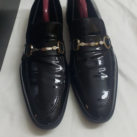 Dolce Gabbana Black Patten Leather Oxfords Size 11 DOLCE & GABBANA Shoes Black Leather Oxford Wingtip Formal  main image 2